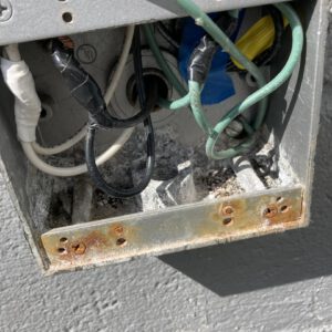 electrical outside outlet before