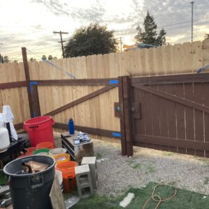 front fence after full