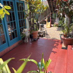 patio finish back