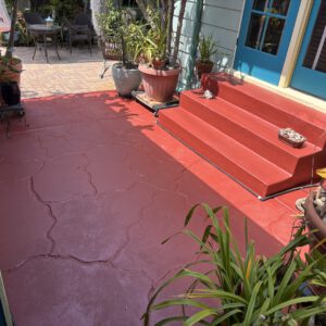 patio finish left side