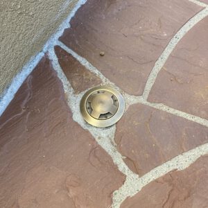 stucco masonry walkway