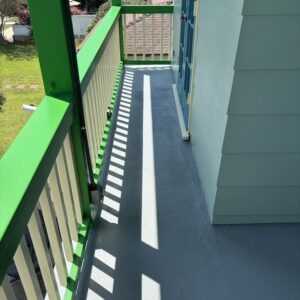 on top of the deck